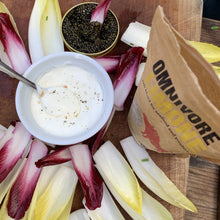 Load image into Gallery viewer, Lemon salt on endive