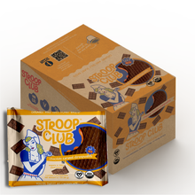 Load image into Gallery viewer, Image of 2-pack and 12-count box of Chocolate Caramel Plant Based and Organic Stroopwafels