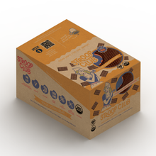 Load image into Gallery viewer, Image of box of 12 packs of Chocolate Caramel Plant Based and Organic Stroopwafels