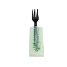 Load image into Gallery viewer, 6.5" Heavy Duty Cutlery, Fork, Black, 1000-Count Case