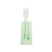 Load image into Gallery viewer, 6.5" Heavy Duty Cutlery, Indv. Wrapped Fork, White, 750-Count Case