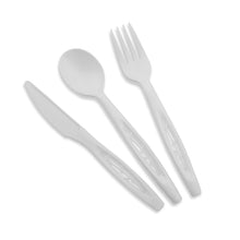 Load image into Gallery viewer, 6.5" Heavy Duty Cutlery, Knife, White, 1000-Count Case