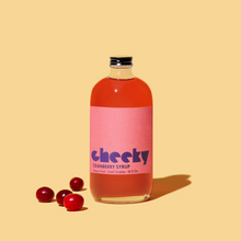 Load image into Gallery viewer, Cheeky Cocktails Cranberry Syrup