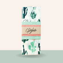 Load image into Gallery viewer, Goldilocks Goods Beeswax Food Wraps: Cacti Set of 3