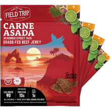 Load image into Gallery viewer, Field Trip Carne Asada Beef Jerky 2.2oz bag - 9 bags x 2.2oz case