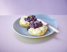 Load image into Gallery viewer, Cheese Curds Busquitblueberrypan cake