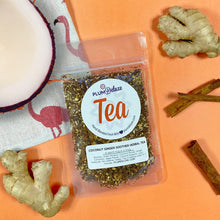 Load image into Gallery viewer, Plum Deluxe Tea Coconut Ginger Soother Herbal Tea (Apple-Cinnamon)