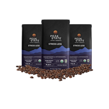 Load image into Gallery viewer, Peak State Coffee STRESS LESS Dark Roast