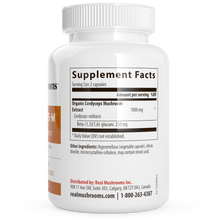 Load image into Gallery viewer, Real Mushrooms Organic Cordyceps Extract Capsules by Real Mushrooms