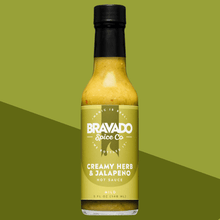 Load image into Gallery viewer, CREAMY HERB & JALAPEÑO HOT SAUCE