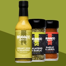 Load image into Gallery viewer, CREAMY HERB & JALAPEÑO HOT SAUCE