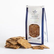 Load image into Gallery viewer, Norwegian Baked Chili & Coriander Knekkebrød Crackers bag - 12 bags x 6oz case