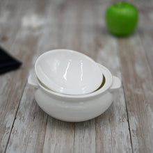 Load image into Gallery viewer, Wilmax Porcelain White Baking Pot 19 Oz | 550 Ml In Colour Box