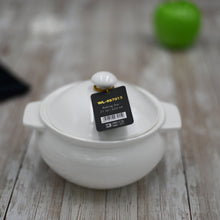 Load image into Gallery viewer, Wilmax Porcelain White Baking Pot 21 Oz | 620 Ml