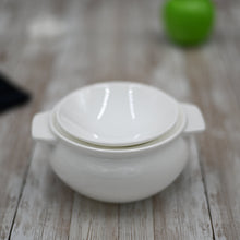 Load image into Gallery viewer, Wilmax Porcelain Set Of 2 White Baking Pot 21 Oz | 620 Ml