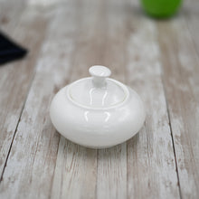 Load image into Gallery viewer, Wilmax Porcelain Set Of 6 White Sugar Bowl 8 Oz | 250 Ml