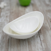 Load image into Gallery viewer, Wilmax Porcelain Set Of 6 White Sauce Dish 8" inch X 4.7'' X 2.5'' |