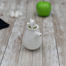 Load image into Gallery viewer, Wilmax Porcelain Set Of 6 White Soy Bottle 6 Oz | 170 Ml