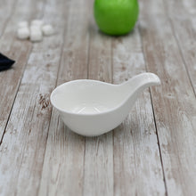 Load image into Gallery viewer, Wilmax Porcelain Set Of 6 White Snack Dish 5" inch | 3 Fl Oz |