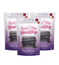 Load image into Gallery viewer, Dark Chocolate Fudgy Brownie Plant-Based Baking Mix - Bake Me Healthy