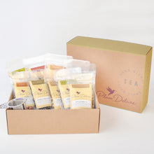 Load image into Gallery viewer, Plum Deluxe Tea Deluxe Tea Box (10 Teas + Infuser)