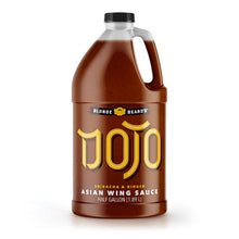 Load image into Gallery viewer, Half gallon jug of Blonde Beard’s Dojo Asian wing sauce.