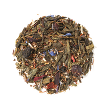 Load image into Gallery viewer, Plum Deluxe Tea Easy to Be Green Tea (Blueberry - Hibiscus)