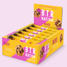 Load image into Gallery viewer, Peanut Butter Chocolate Chip BLISS (12 Count) 🥜 by B.T.R. Bar