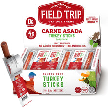 Load image into Gallery viewer, Field Trip Carne Asada Turkey Stick 0.5oz box - 9 boxes x 24 sticks case