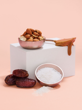 Load image into Gallery viewer, French Squirrel Bateaux: Almond Butter Dark Chocolate Stuffed Dates Bag - 4 Bags case