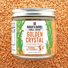 Load image into Gallery viewer, Burlap & Barrel Golden Crystal Turbinado Sugar