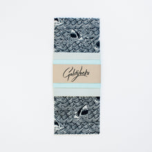 Load image into Gallery viewer, Goldilocks Goods Beeswax Food Wraps: Sharks Set of 3