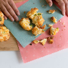 Load image into Gallery viewer, Goldilocks Goods Beeswax Food Wraps: In Bloom Set of 3