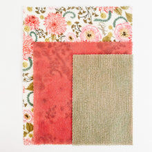 Load image into Gallery viewer, Goldilocks Goods Beeswax Food Wraps: Pink Floral Set of 3