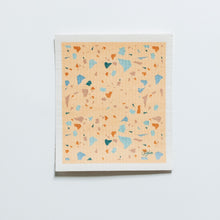 Load image into Gallery viewer, Goldilocks Goods Terrazzo Pair: Set of 3 Beeswax Food Wraps + Dishcloth