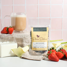 Load image into Gallery viewer, Plum Deluxe Tea Gratitude Blend (Strawberry Earl Grey)
