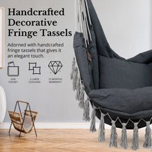 Load image into Gallery viewer, Komorebi Hanging Hammock Chair (Grey)