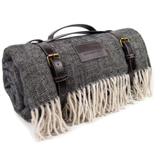 Load image into Gallery viewer, Komorebi Herringbone Picnic Blanket