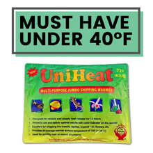 Load image into Gallery viewer, Bumble Plants UniHeat 72-Hour Heat Pack (Winter Packaging)