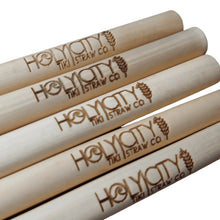 Load image into Gallery viewer, Holy City Straw Company Tiki Collector Series Branded Reed Straws 5 reed straw angled closeup