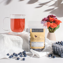 Load image into Gallery viewer, Plum Deluxe Tea Huckleberry Happiness Black Tea