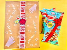 Load image into Gallery viewer, Bjorn Qorn Ruby Popcorn Bags - 6-Pack x 3oz Bag case