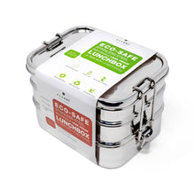 Load image into Gallery viewer, ecozoi STAINLESS STEEL LUNCH BOX, 3 TIER Leak Proof, 3 COMPARTMENTS, 75 OZ