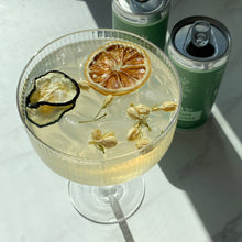 Load image into Gallery viewer, Root Elixirs Sparkling Cucumber Elderflower Premium Cocktail Mixer- 8 Cans 7.5 oz
