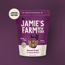 Load image into Gallery viewer, Jamie’s Farm Granola Harvest Grape with Toasted Walnuts Bag - 6 bags x 8 oz case