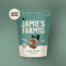 Load image into Gallery viewer, Jamie’s Farm Granola Lemon Verbena with Blueberries Bag - 6 bags x 8 oz case