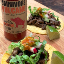 Load image into Gallery viewer, Omnivore Vulcano Classic Hot Sauce Bottle - 6 Bottles case