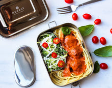 Load image into Gallery viewer, ecozoi Stainless Steel Lunch Box, 1 Tier Leak Proof, 24 Oz