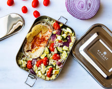 Load image into Gallery viewer, ecozoi Stainless Steel Lunch Box, 1 Tier Leak Proof, 24 Oz