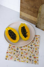 Load image into Gallery viewer, Goldilocks Goods Beeswax Food Wraps: Mushrooms Single Medium
